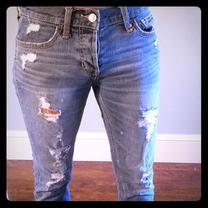 Boyfriend low rise jeans